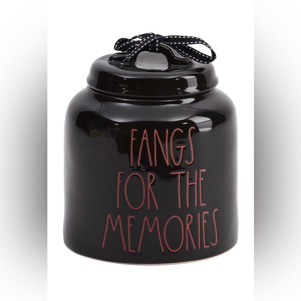 Rae Dunn Fangs for the memories Canister Cookie Jar